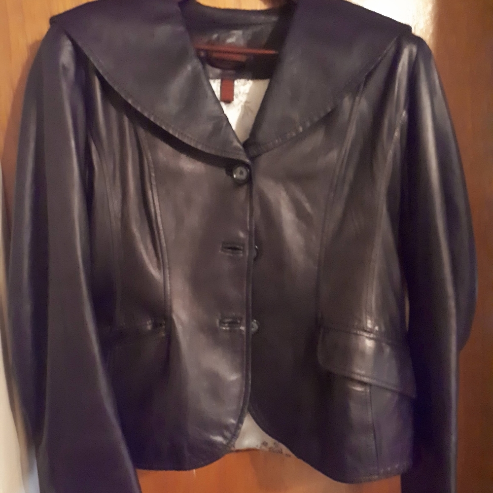Leather jacket